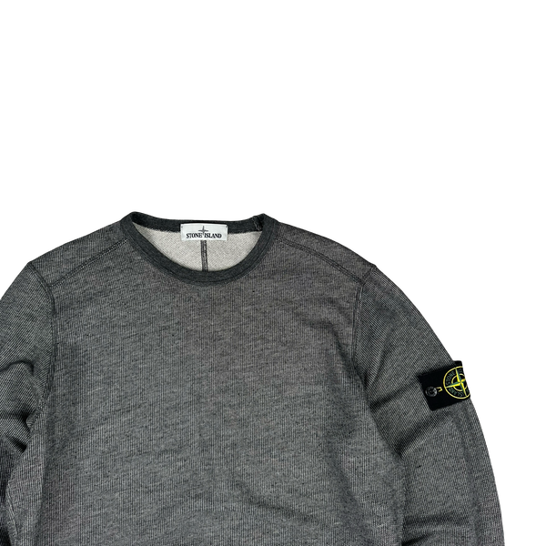 Stone Island 2015 Grey Cotton Crewneck - Medium