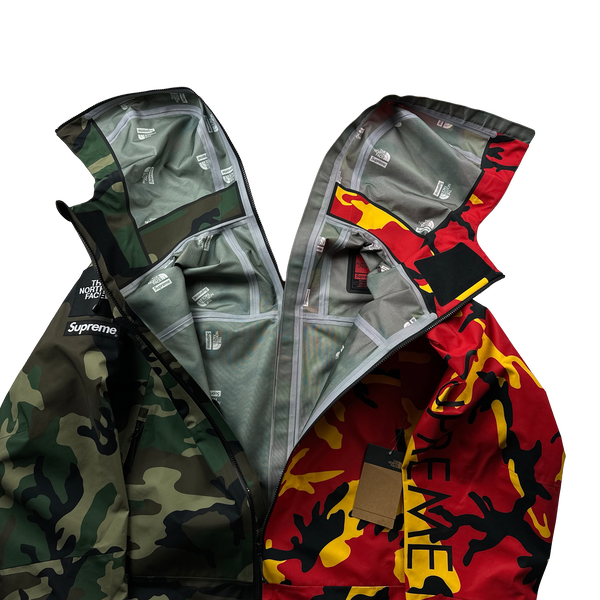 Supreme X North Face Split Camo Spellout Goretex Waterproof Jacket X Mat s Island