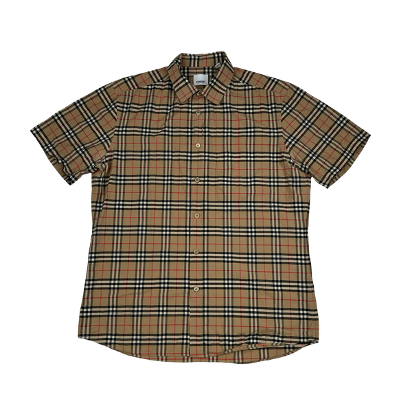 Burberry Nova Check Button Up Shirt - Large