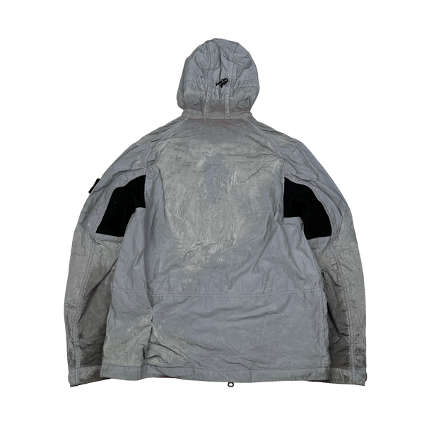 Stone Island 2017 Pink Garment Dyed Plated Reflective Mussola Jacket - Large