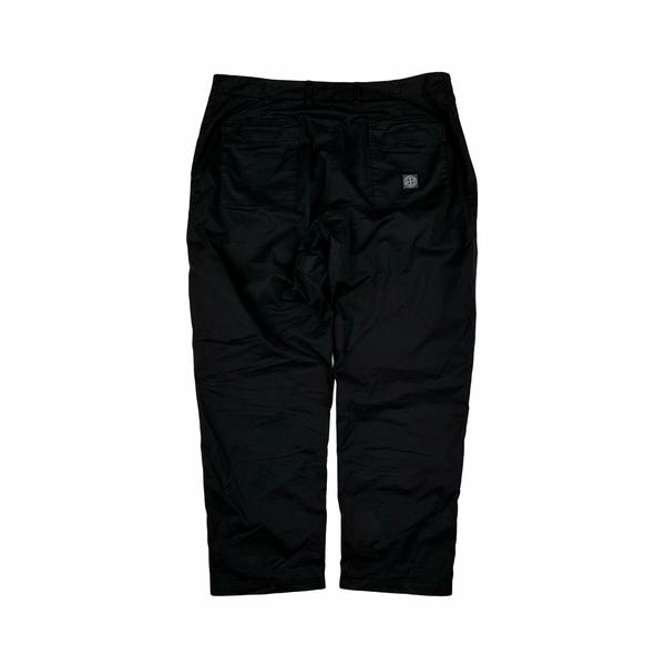 Stone Island 2023 Black Regular Fit Trousers - 3XL
