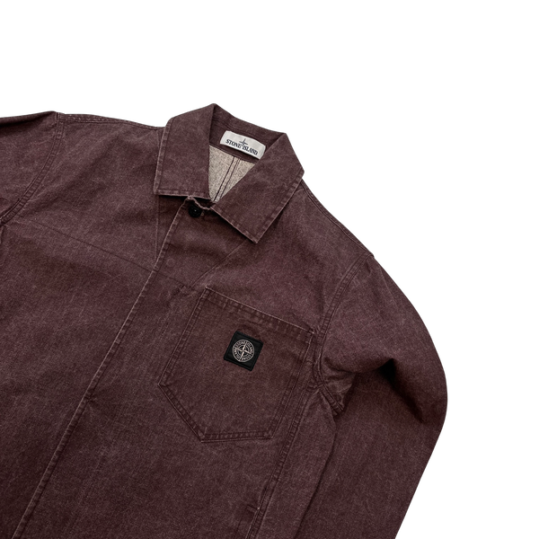 Stone Island Panama Placcato Jacket - Large
