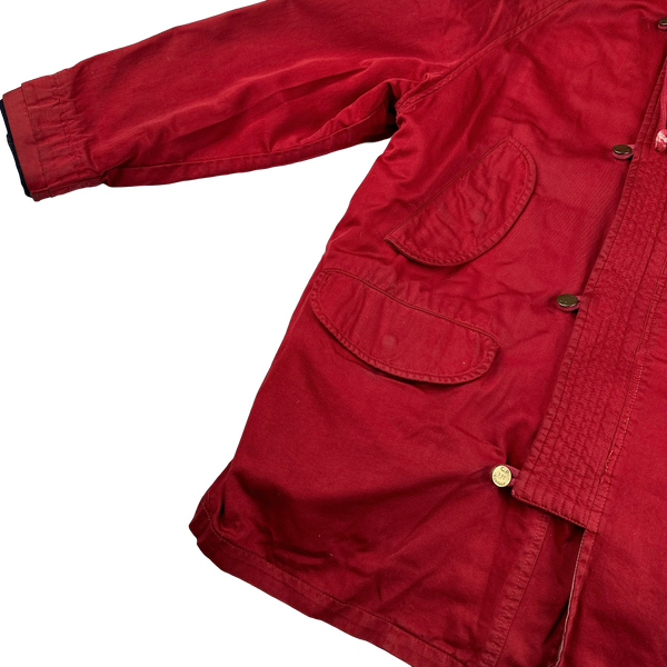 CP Company Vintage 90's Red Fur Hood Parka Jacket - Medium – Mat's