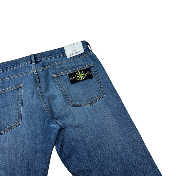 Stone Island 2013 Light Wash Denim RE T Fit Jeans  - 36"