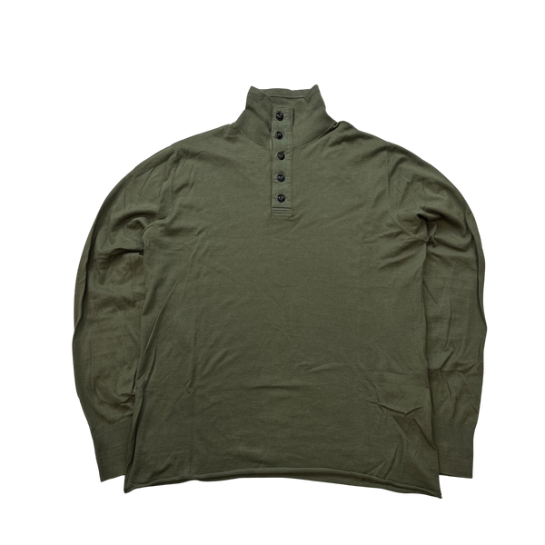 CP Company Cotton Khaki Pullover - Large