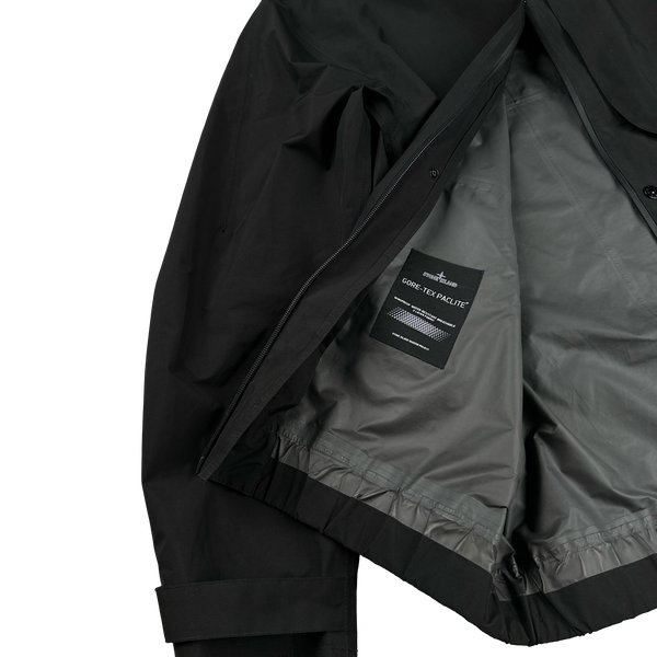 Stone Island 2020 Black Shadow Project Gore Tex Paclite Jacket - XXL