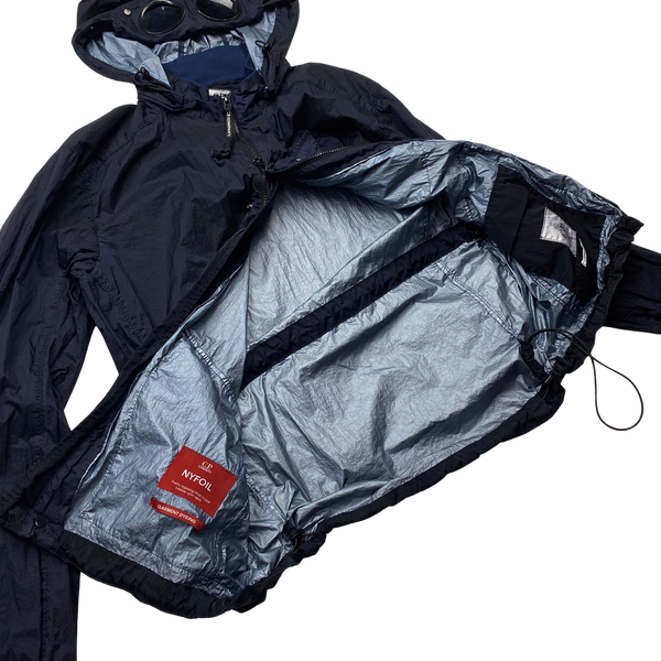 CP Company Navy Nyfoil Goggle Jacket Medium