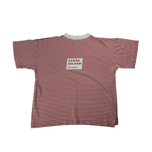 STONE  MARINA 80s ボーダー ロングTシャツ Stone Island 80's Vintage Striped Marina T Shirt - Large – Mat's