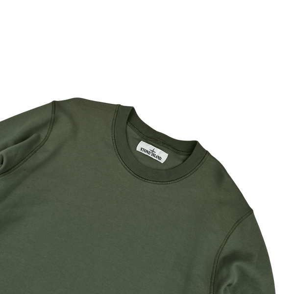 Stone Island 2020 Olive Green Crewneck Sweatshirt - Medium