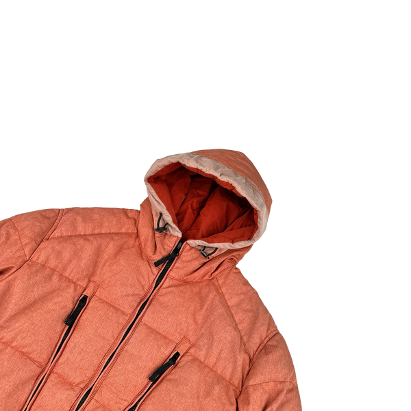 Stone Island 2014 Salmon Mix Fibre Watro Tela Down Puffer Jacket - XL