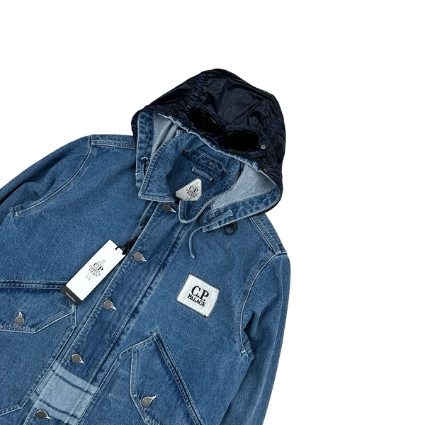 Palace X CP Company Denim 14 3/4Oz 3 In 1 Goggle Jacket - Small