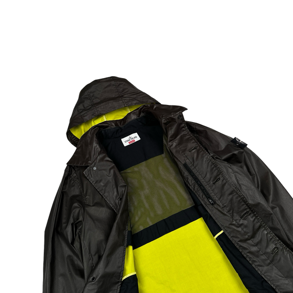 Supreme X Stone 2016 Island Heat Reactive Yellow/Brown Trench Coat - XL
