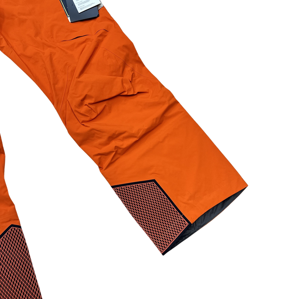 Arcteryx Rush Ski Bib Orange Two Tone Goretex Overalls - XL