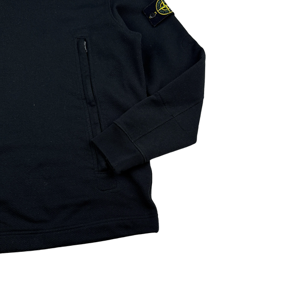 Stone Island 2020 Black Cotton Crewneck Sweatshirt - Small