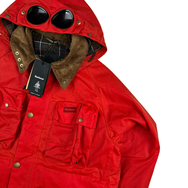 CP Company x Barbour Multi Pocket 500 Mille Waxed Jacket - Medium