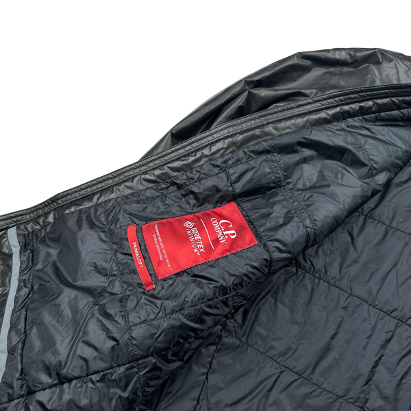 CP Company Brown Gore-tex Infinium Metropolis Face Mask Primaloft Jacket - Large