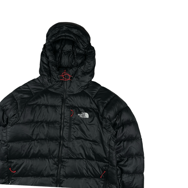 North Face Black 700 Fill Hooded Down Puffer Jacket - Medium