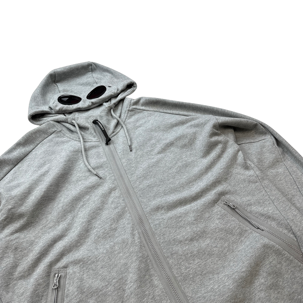 CP Company Goggle Hoodie Light Grey - XXL