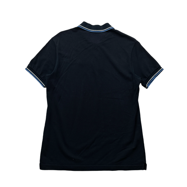 Prada Navy Cotton Polo - Medium