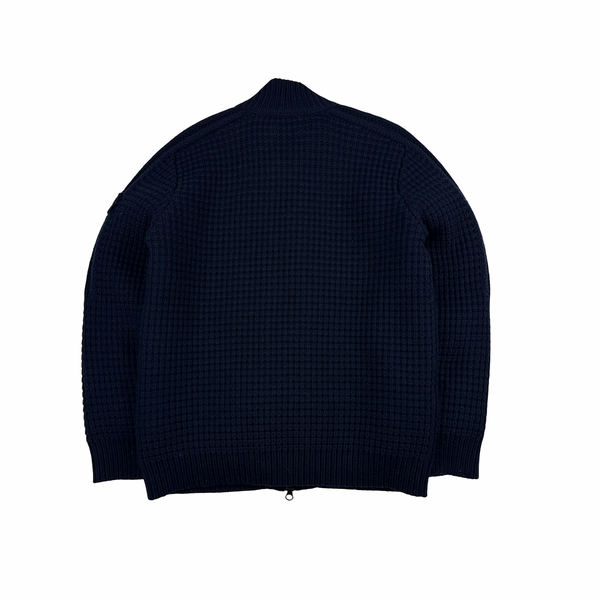 Stone Island 2023 Pure Wool President Knit Dutch Rope Lined Jumper - Large