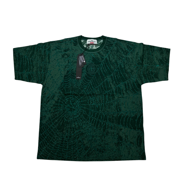 Stone Island x Supreme 2023 NEW Spiderweb T Shirt - Medium