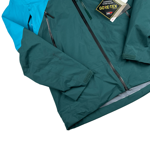 Arcteryx Rush Blue Colour Block Gore Tex Pro Waterproof Shell Jacket - Medium