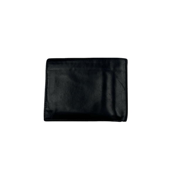 CP Company Black Real Leather Wallet