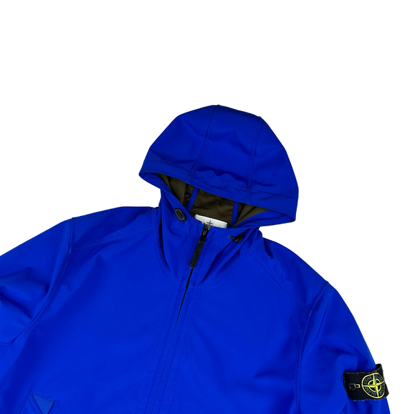 Stone Island Royal Blue Light Soft Shell R Jacket - XL
