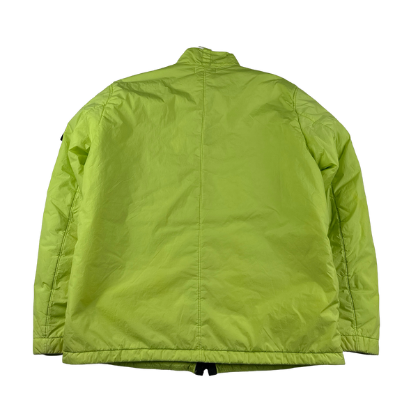 Stone Island 2019 Green Crinkle Reps Padded Jacket - XL