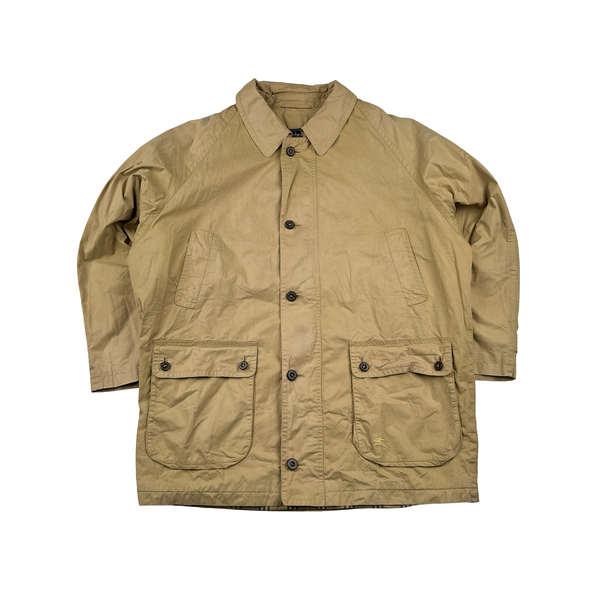 Burberry Nova Check Lined Tan Jacket - XXL