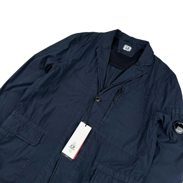 CP Company 50 Fili Navy Blazer Jacket - Large