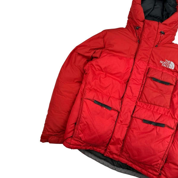 North Face Red Summit Series 700 Down Hooded Puffer Jacket - Medium