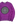 Load image into Gallery viewer, Stone Island 2021 Purple 3D Rubber Logo Sweatshirt - Small
