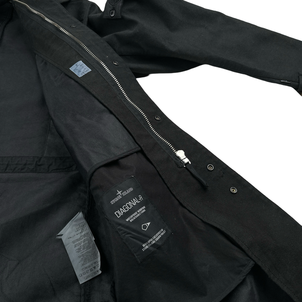 Stone Island 2012 Diagonal-R Wool Shadow Project Long Jacket - Medium
