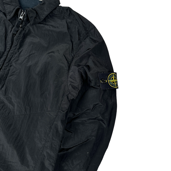 Stone Island 2016 Black Nylon Metal Cotton Lined Overshirt - Small