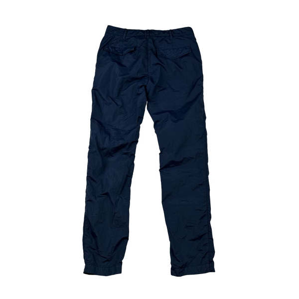 Stone Island 2019 Blue SI PA/PL Seersucker-TC Blazer Trousers Suit - Medium
