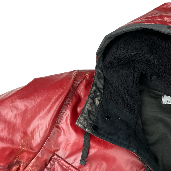 Stone Island AW/2013 Red Down Filled Ice Jacket - Medium