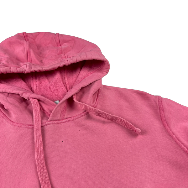 Stone Island 2020 Bubblegum Pink Cotton Pullover Hoodie- Large