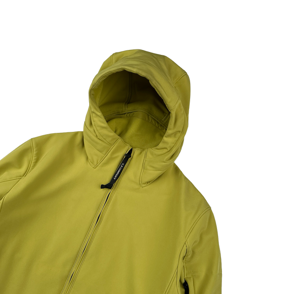 CP Company Chartreuse Soft Shell R Jacket - Large