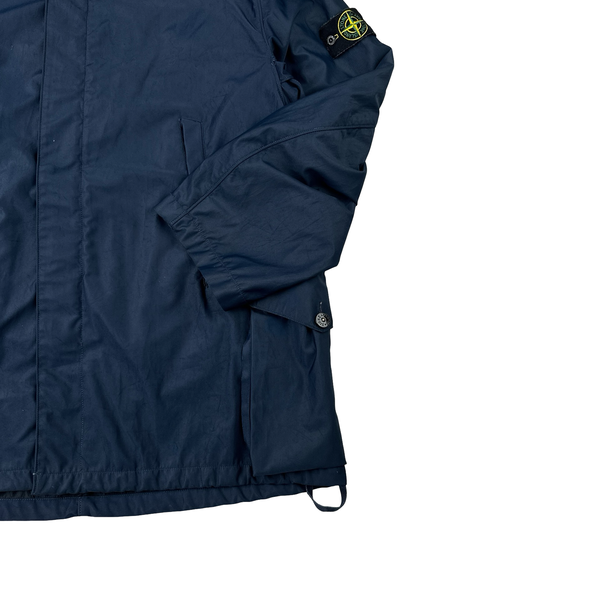 Stone Island 1998 Nylam Hooded Dutch Rope Winter Jacket - Large