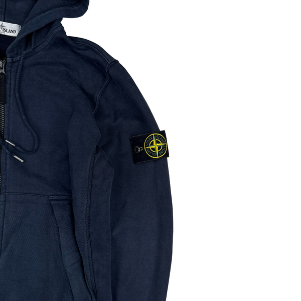 Stone Island 2013 Navy Cotton Zipped Jumper - Small