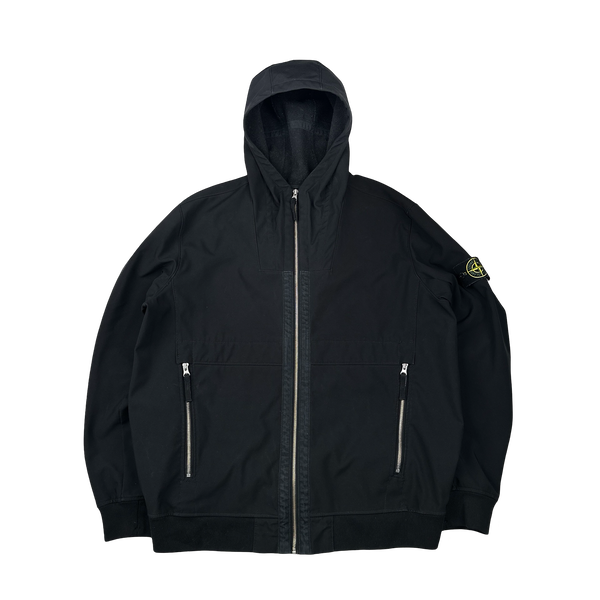 Stone Island 2019 Black Fleece Lined Soft Shell - XXL