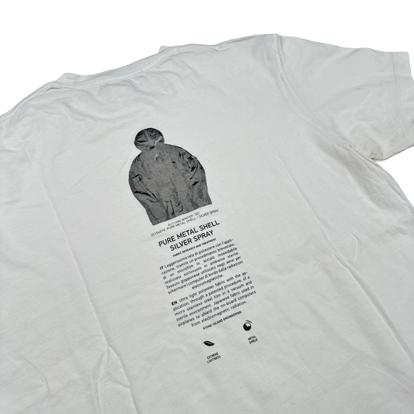 Stone Island 2015 Pure Metal Archivo Short Sleeve T Shirt - Medium