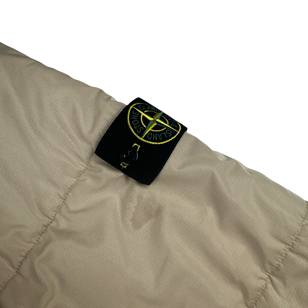 Stone Island 2001 Multi Pocket Cream White Puffer Jacket - XXL