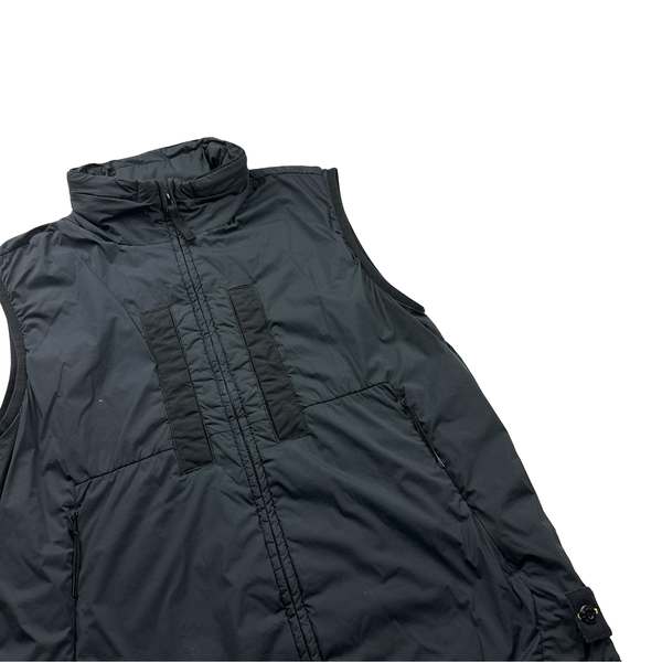 Stone Island 2022 Black Juniors Gilet Jacket - XS