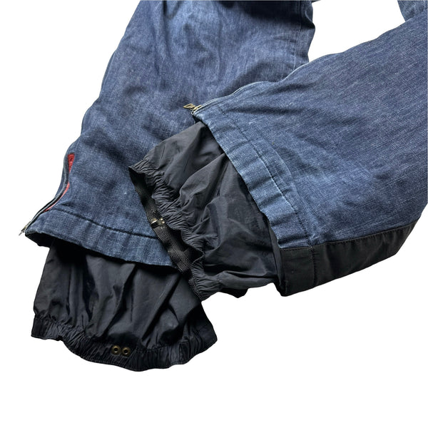 Prada Denim Archive Baggy Fit Ski Trousers - 34"