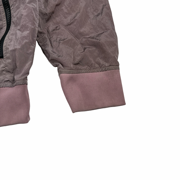 Stone Island Pink Nylon Metal Pullover Jumper - Medium