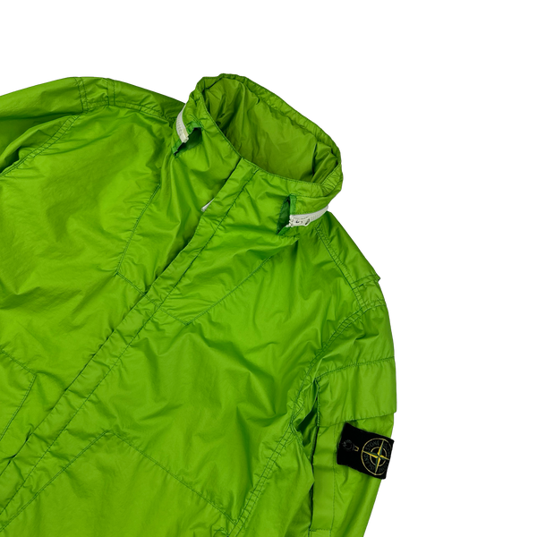Stone Island 2016 Lime Green Membrana 3L TC Jacket - Large