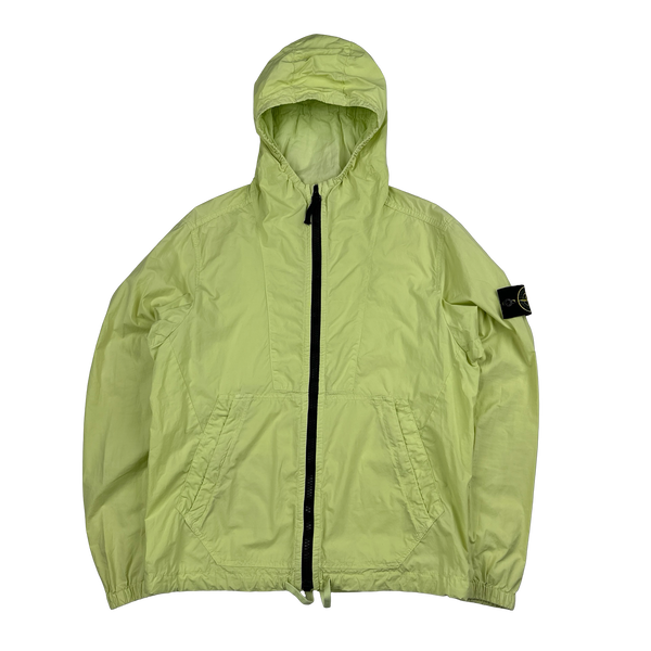 Stone Island 2017 Yellow Tela Paracadute Hooded Jacket - Medium