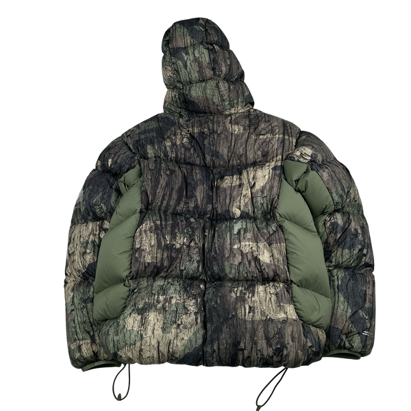 Palace 2024 Real Tree Camo Matte Pertex Down Filled Balaclava Puffer Jacket - Medium
